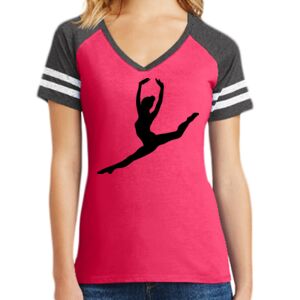 Women's Game V-Neck Tee Thumbnail