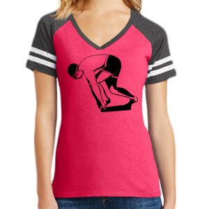 Women's Game V-Neck Tee Thumbnail