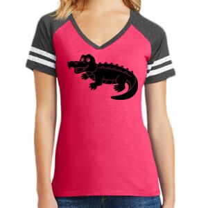 Women's Game V-Neck Tee Thumbnail