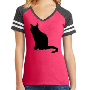 Women's Game V-Neck Tee Thumbnail