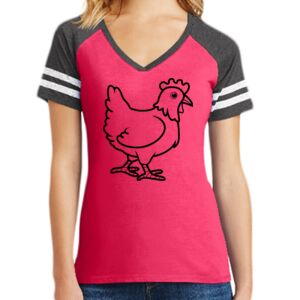 Women's Game V-Neck Tee Thumbnail
