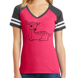 Women's Game V-Neck Tee Thumbnail