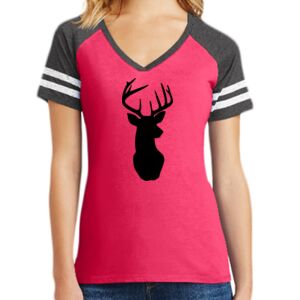 Women's Game V-Neck Tee Thumbnail