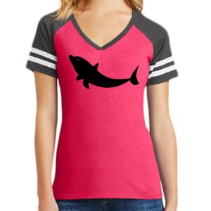 Women's Game V-Neck Tee Thumbnail