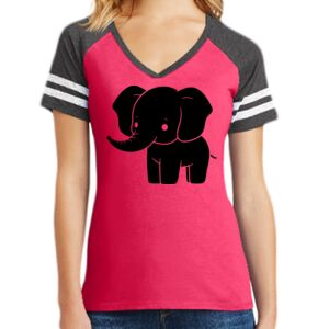 Women's Game V-Neck Tee Thumbnail