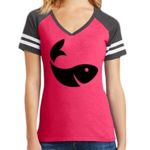 Women's Game V-Neck Tee Thumbnail
