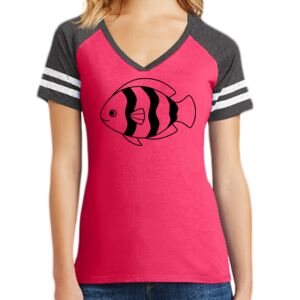 Women's Game V-Neck Tee Thumbnail