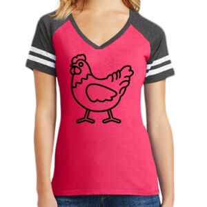 Women's Game V-Neck Tee Thumbnail