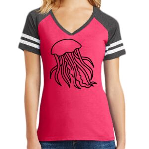 Women's Game V-Neck Tee Thumbnail