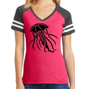 Women's Game V-Neck Tee Thumbnail