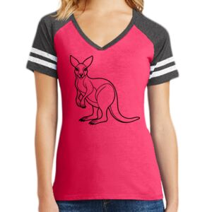 Women's Game V-Neck Tee Thumbnail