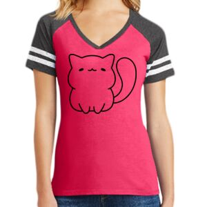 Women's Game V-Neck Tee Thumbnail