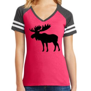 Women's Game V-Neck Tee Thumbnail