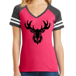 Women's Game V-Neck Tee Thumbnail