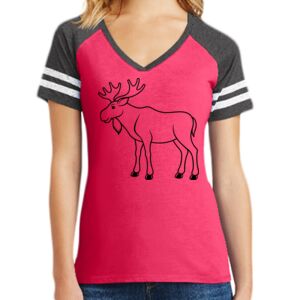 Women's Game V-Neck Tee Thumbnail