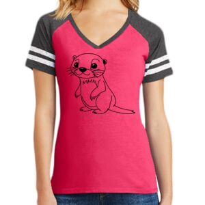Women's Game V-Neck Tee Thumbnail