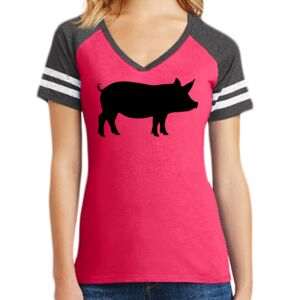 Women's Game V-Neck Tee Thumbnail