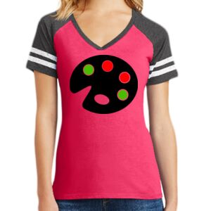 Women's Game V-Neck Tee Thumbnail