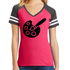 Women's Game V-Neck Tee Thumbnail
