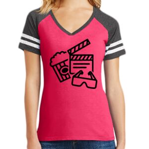 Women's Game V-Neck Tee Thumbnail