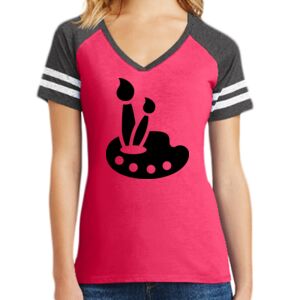 Women's Game V-Neck Tee Thumbnail