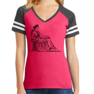Women's Game V-Neck Tee Thumbnail