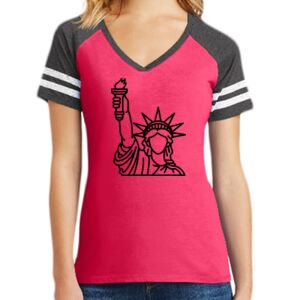 Women's Game V-Neck Tee Thumbnail