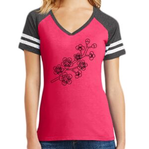 Women's Game V-Neck Tee Thumbnail