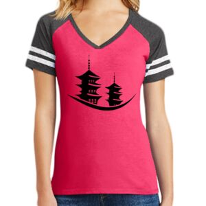 Women's Game V-Neck Tee Thumbnail