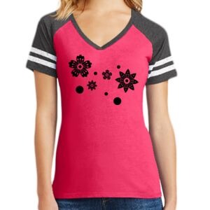 Women's Game V-Neck Tee Thumbnail