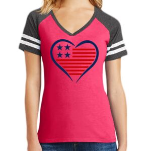 Women's Game V-Neck Tee Thumbnail