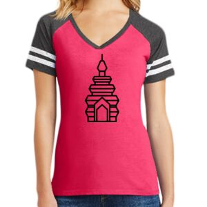 Women's Game V-Neck Tee Thumbnail
