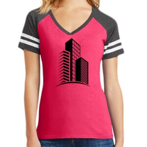Women's Game V-Neck Tee Thumbnail
