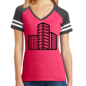 Women's Game V-Neck Tee Thumbnail
