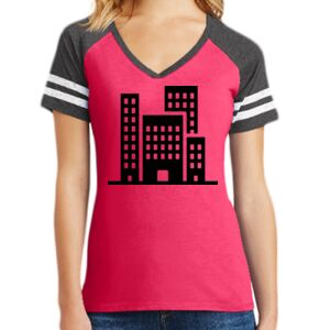 Women's Game V-Neck Tee Thumbnail