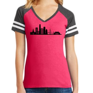 Women's Game V-Neck Tee Thumbnail