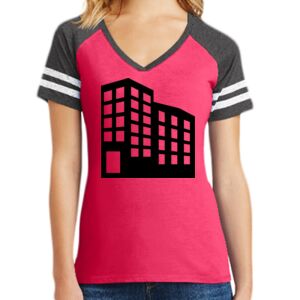 Women's Game V-Neck Tee Thumbnail