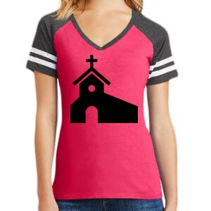 Women's Game V-Neck Tee Thumbnail