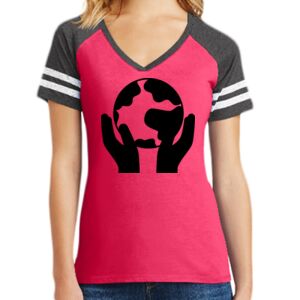Women's Game V-Neck Tee Thumbnail