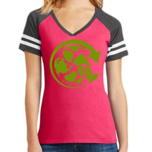 Women's Game V-Neck Tee Thumbnail