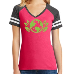 Women's Game V-Neck Tee Thumbnail