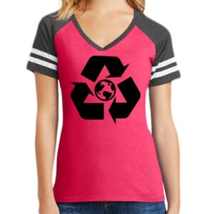 Women's Game V-Neck Tee Thumbnail