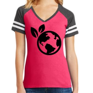 Women's Game V-Neck Tee Thumbnail