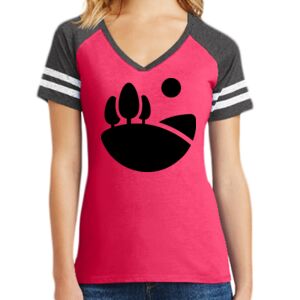 Women's Game V-Neck Tee Thumbnail