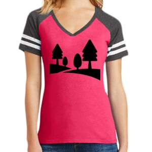 Women's Game V-Neck Tee Thumbnail