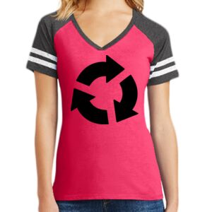Women's Game V-Neck Tee Thumbnail