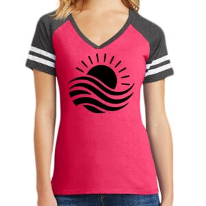 Women's Game V-Neck Tee Thumbnail