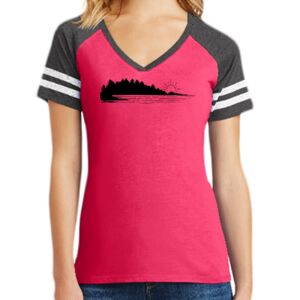 Women's Game V-Neck Tee Thumbnail