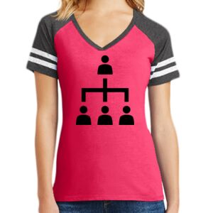 Women's Game V-Neck Tee Thumbnail