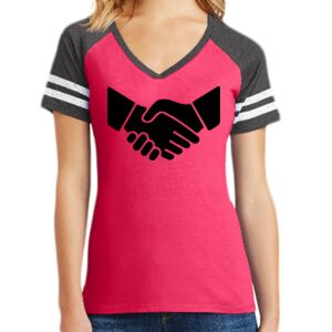 Women's Game V-Neck Tee Thumbnail